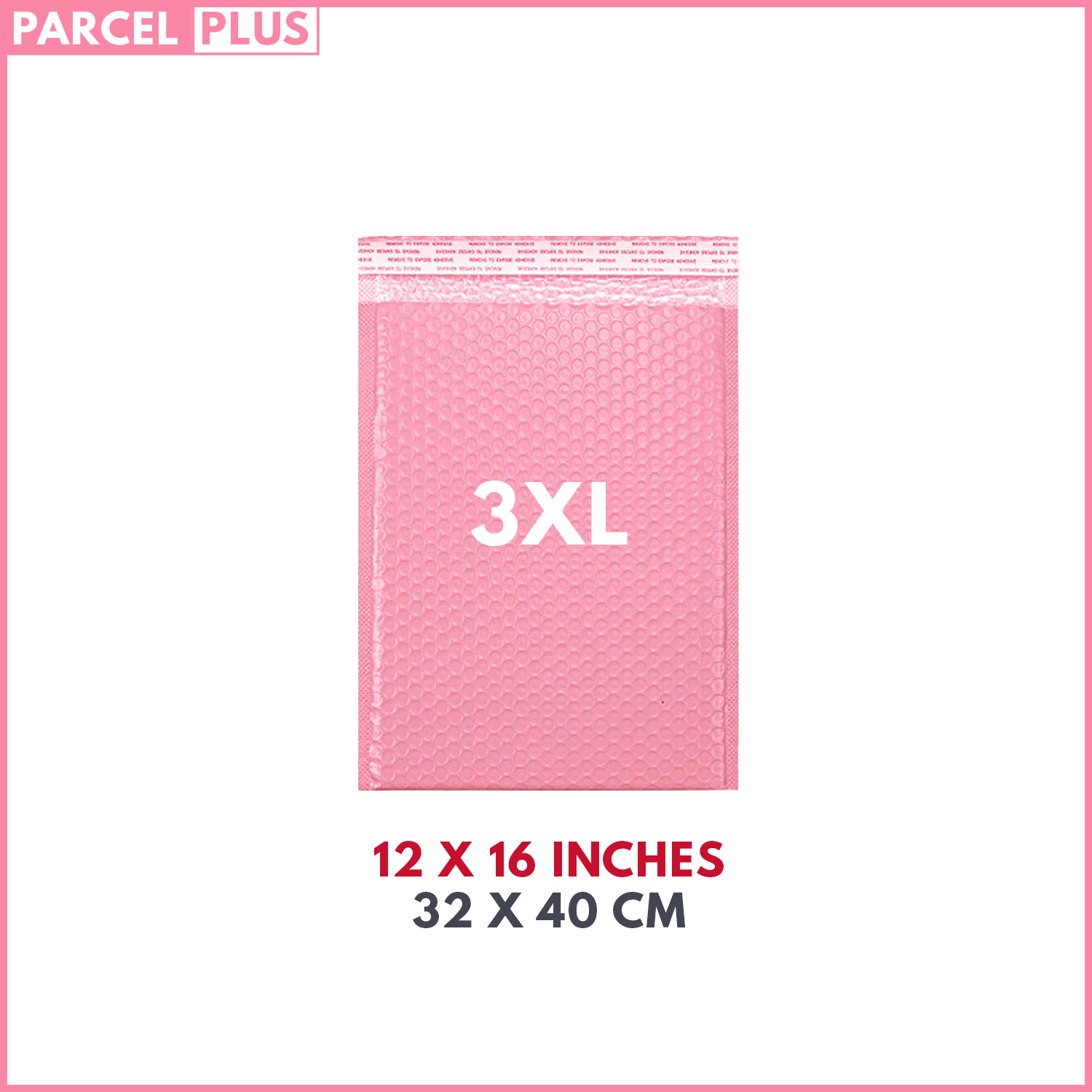 Parcel+ | Strong Large Rose Pink Bubble Padded Mailing Envelope Post Bags Postal