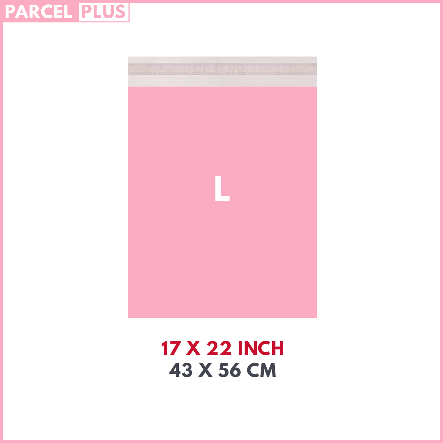 Parcel + | Rose Pink Postal Post Packaging Bags Plastic Mailing Packing Postage