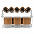 GEM+ | Bronze 9pc Spice Jar & Shakers Set