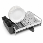 GEM+ | Expanding Dish Drying Rack Adjustable Draining & Aluminum Frame  30-52cm