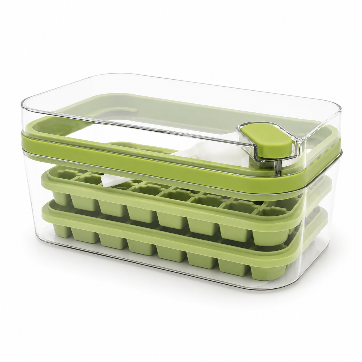 GEM+ | Easy Release Ice Cube Mould One-Touch Mechanism - Perfect Ice Every Time