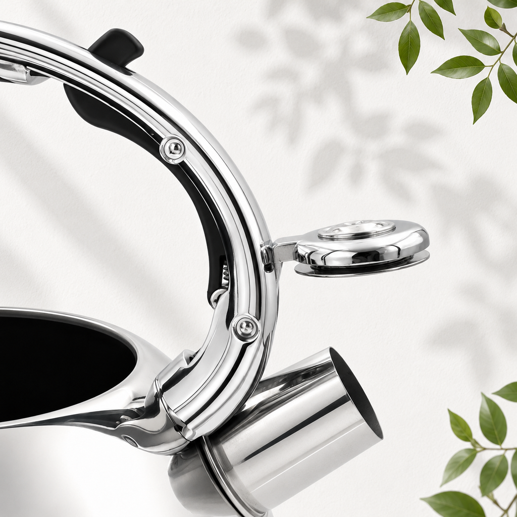 GEM+ | Stainless Steel Whistling Kettle – 3L Induction Teapot