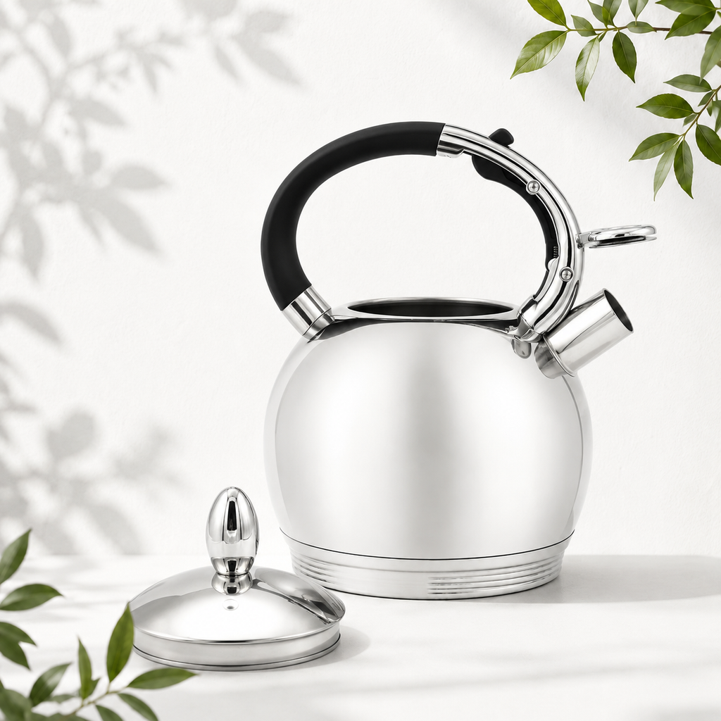 GEM+ | Stainless Steel Whistling Kettle – 3L Induction Teapot