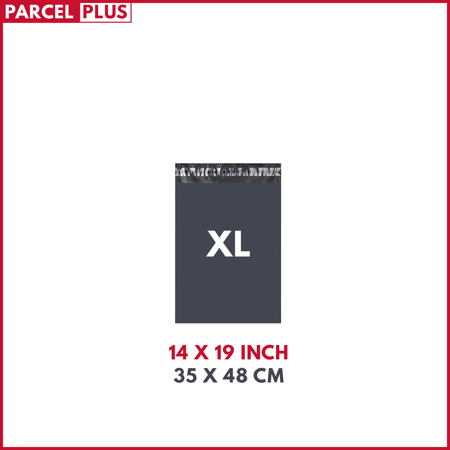 Parcel + | Large Grey Postal Post Packaging Bags Plastic Mailing Packing Postage