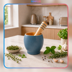 GEM+ | Bamboo Wood Mortar and Pestle Set
