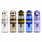 GEM+| 870 ML Reusable Water Bottle with Straw BPA Leakproof Sports Gym Travel