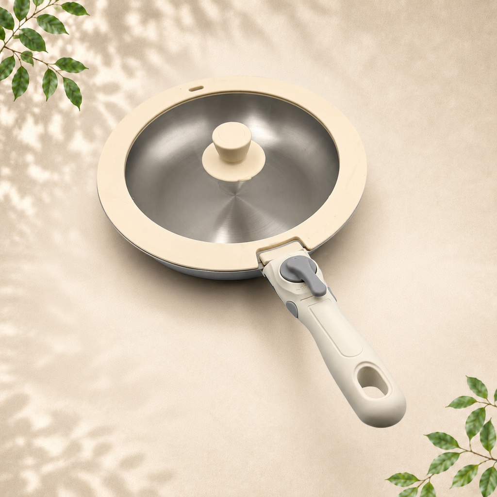 GEM+ | Stainless Steel Detachable Cookware Set with Removable Handles
