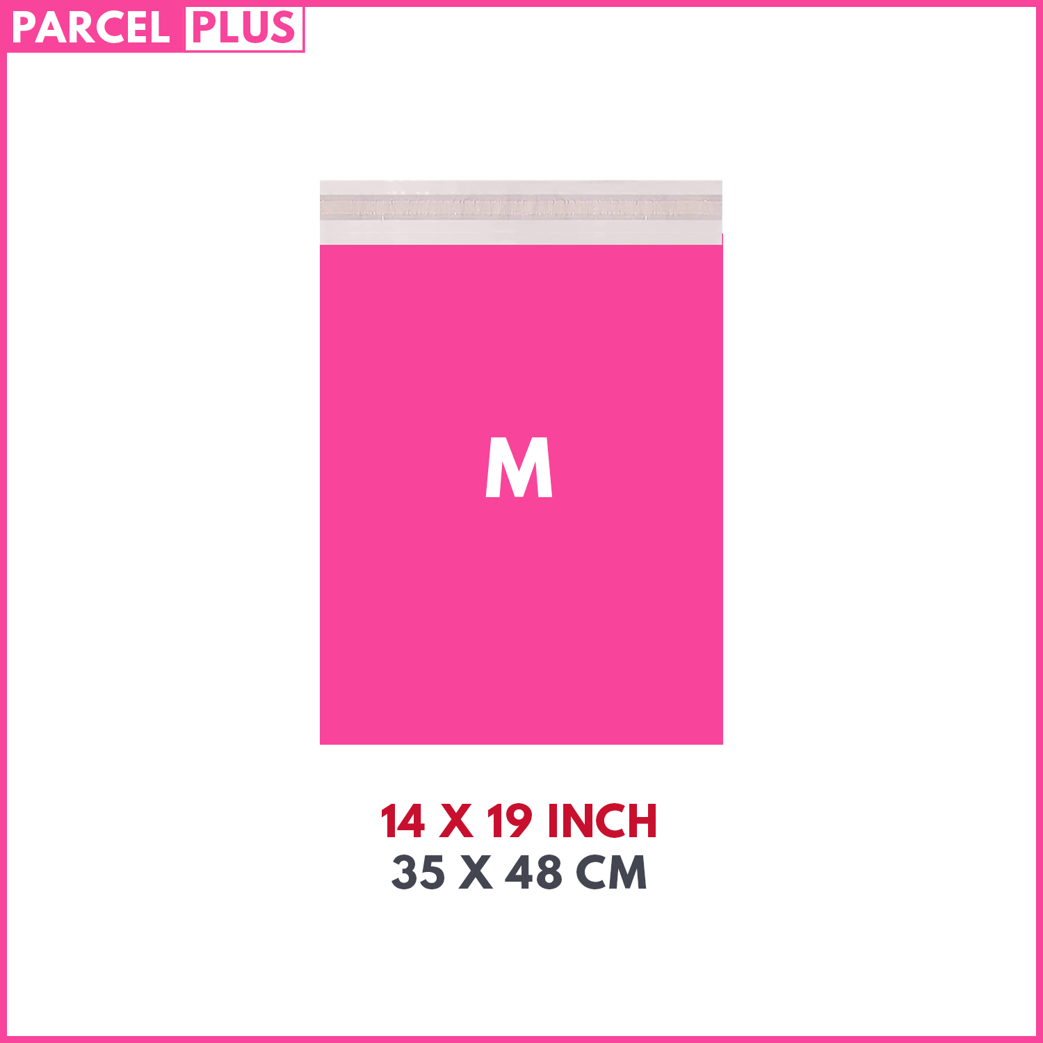 Parcel + | Hot Pink Postal Post Packaging Bags Plastic Mailing Packing Postage