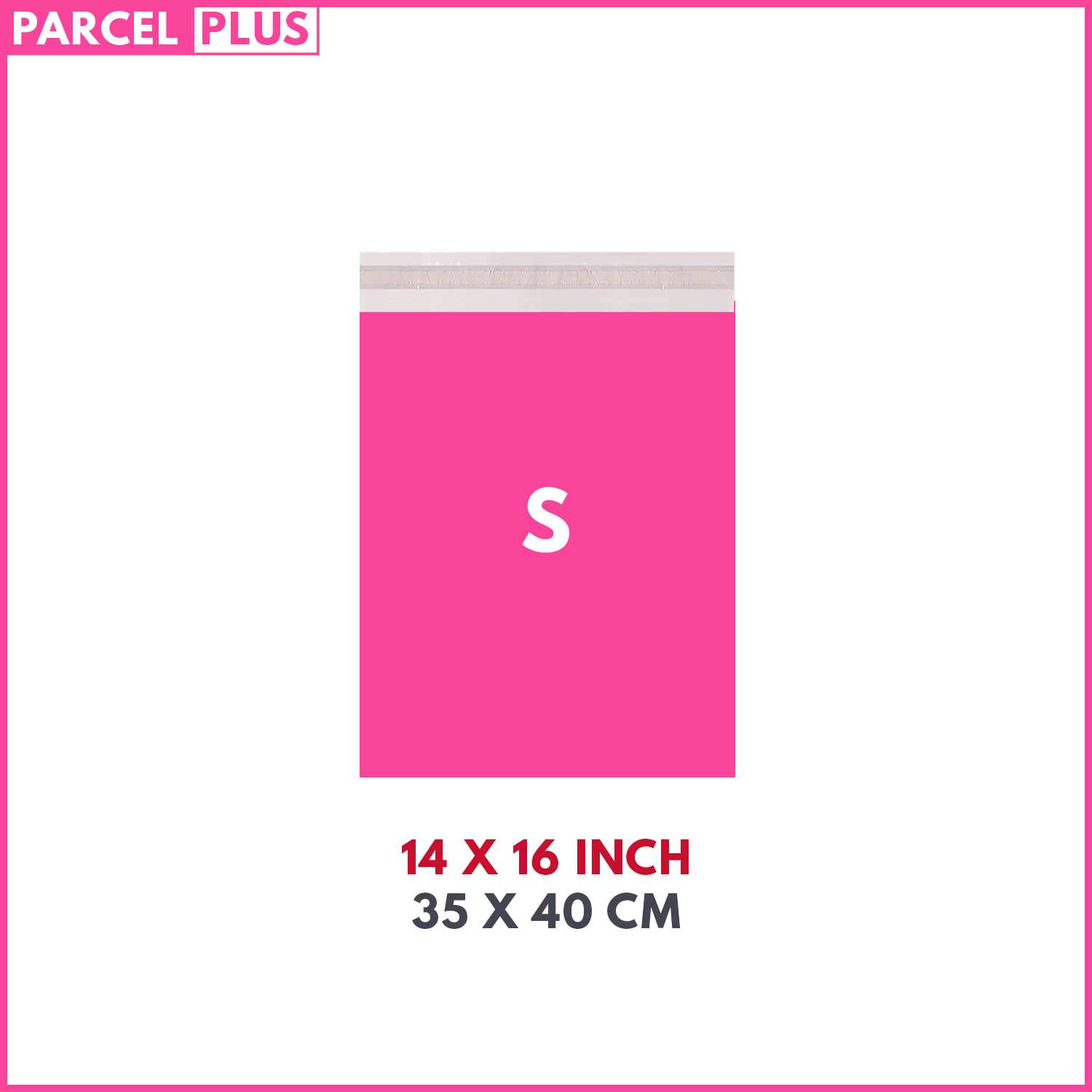 Parcel + | Hot Pink Postal Post Packaging Bags Plastic Mailing Packing Postage
