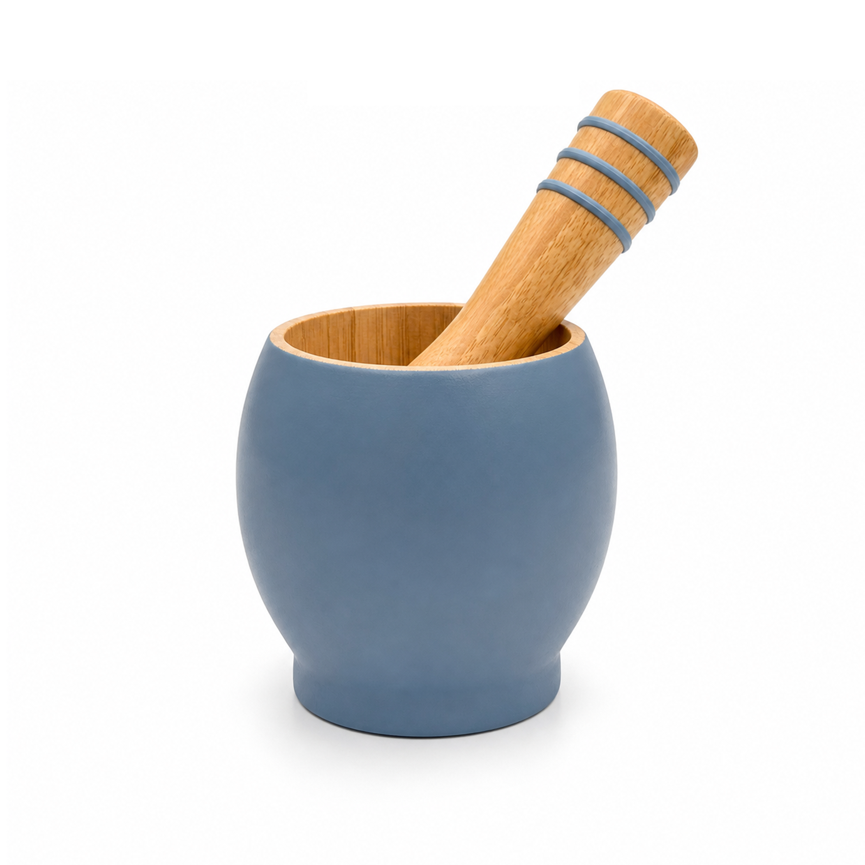 GEM+ | Bamboo Wood Mortar and Pestle Set