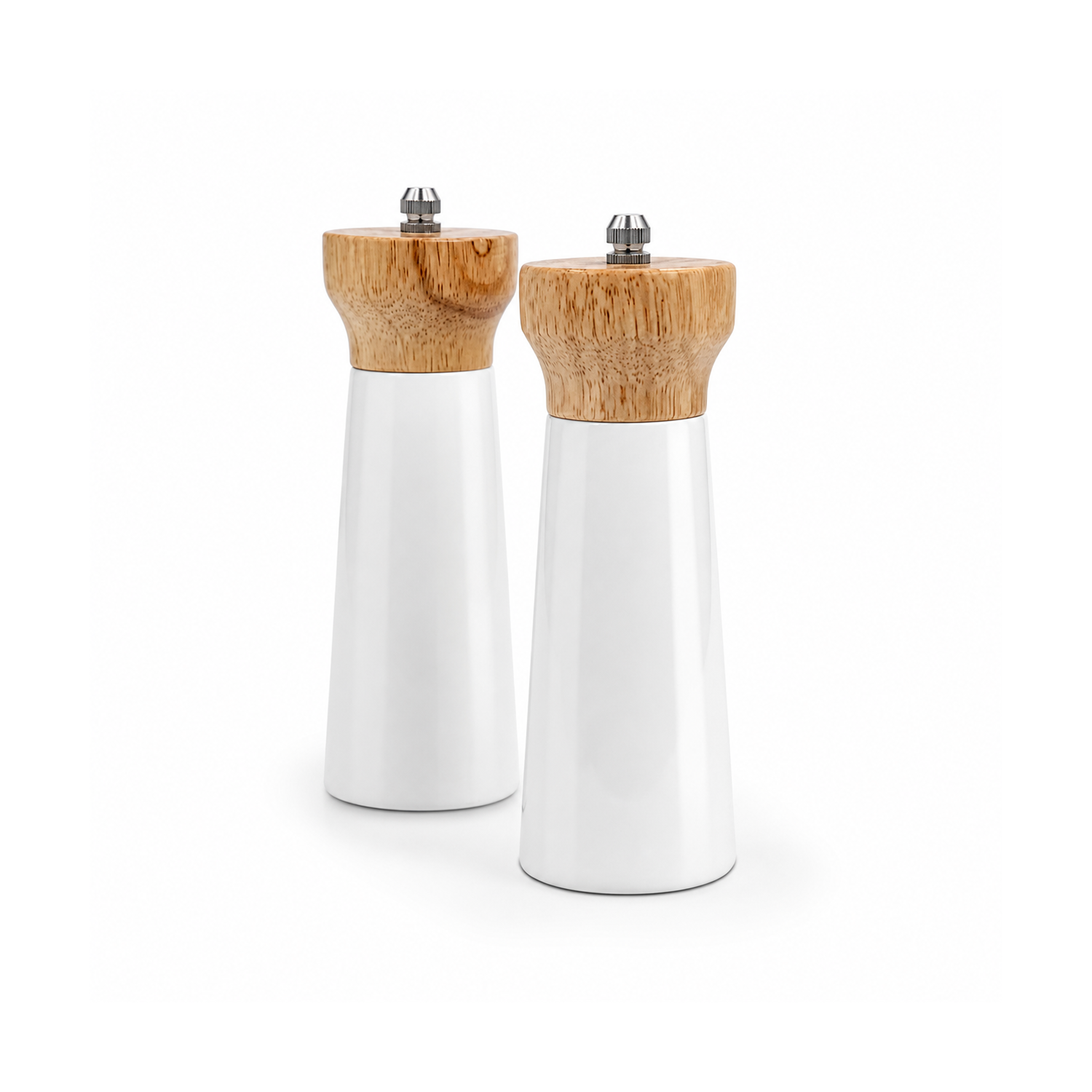 GEM+ | Bamboo Wood Salt and Pepper Grinder Set (2 Pieces)